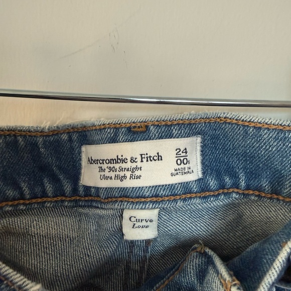 Abercrombie & Fitch 90s straight high rise jeans - Picture 5 of 7
